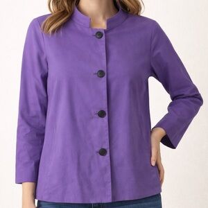 Lafayette 148 Purple Evening Jacket